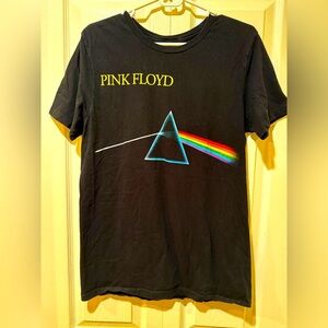 Pink Floyd licensed ladies cut black T shirt. Dark side of the Moon Size M. VGUC